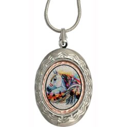 Native Horse Necklace Lockets