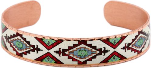 Art Jewelry Bracelets Inspired by Native Indian