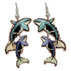 Dangle Whales Earrings