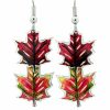 Colorful Maple Leaves Earrings