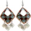 Diamond Shape SW Native Dangle Earrings
