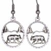 Wholesale Fashion Jewelry Earrings, Cut Out Bear Earrings