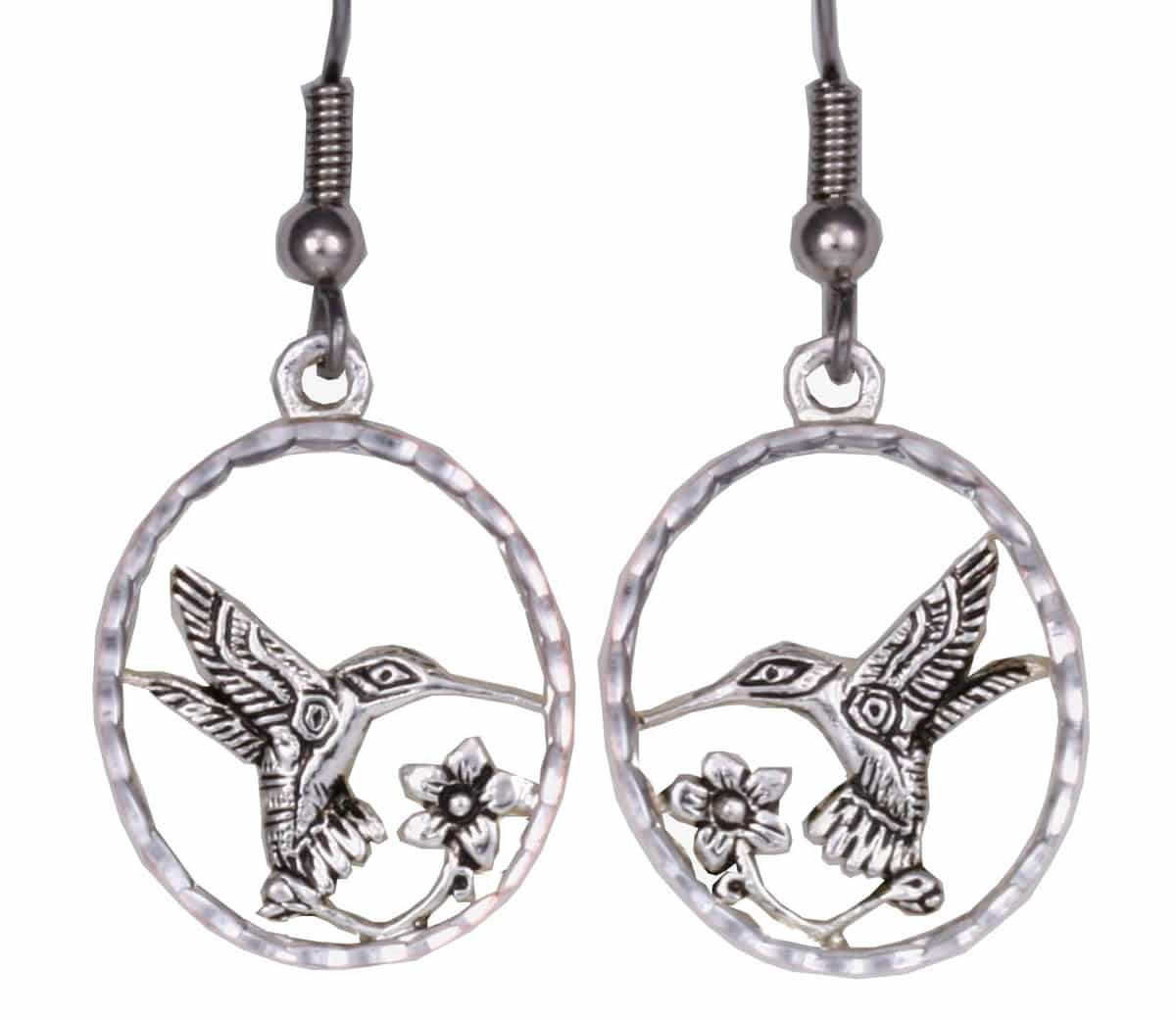 Wholesale Fashion Jewelry Earrings, Cut Out Native Hummingbird Earrings Wholesale Fashion Jewelry Earrings, Cut Out Native Hummingbird Earrings