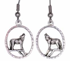 Fashion Jewelry Cast Wolf Earrings