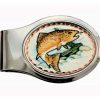 Trout Fisherman Money Clip
