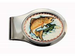Trout Fisherman Money Clip