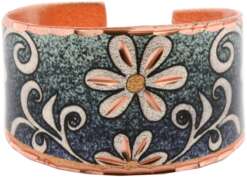 Flower Rings with Green Color Background