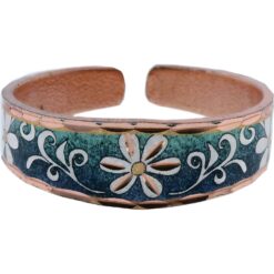 Gorgeous Copper Rings, Handcrafted Flower Rings