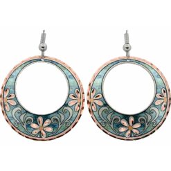 Circle Flower Earrings