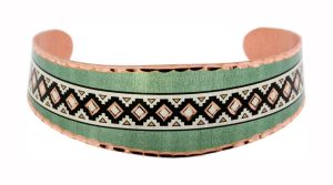 Green Patina Handmade Copper Bracelets
