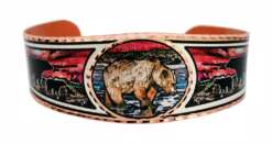 Alaskan Wildlife Jewelry, Grizzly Bear Bracelets