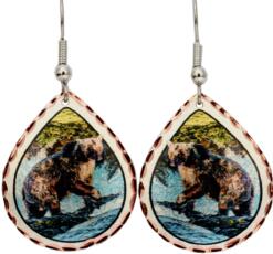 Grizzly Bear Earrings