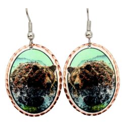Alaska Jewelry, Grizzly Bear Earrings
