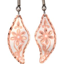 Silver Plated Flower Jewelry Earrings
