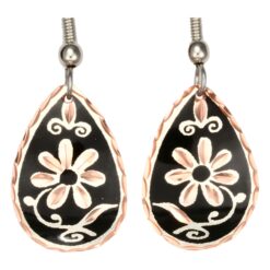 Teardrop Flower Earrings