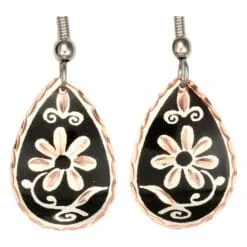 Teardrop Flower Earrings