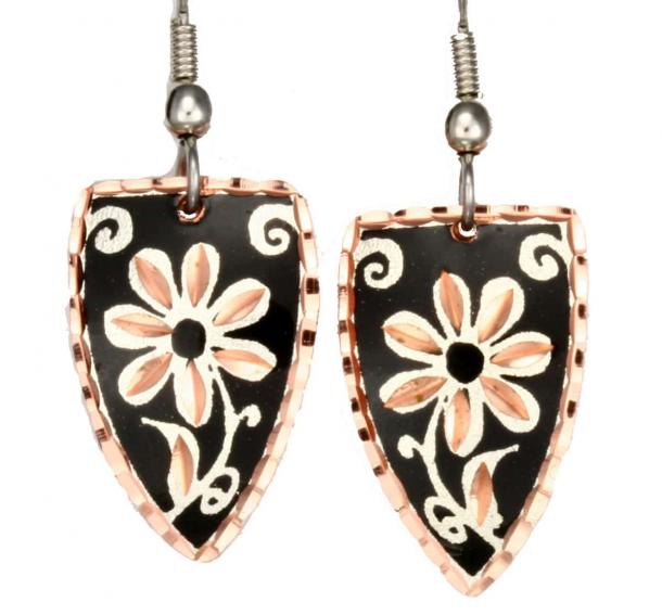 Handcrafted Flower Jewelry Earrings