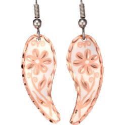 Silver Plated Wholesale Copper Flower Earrings