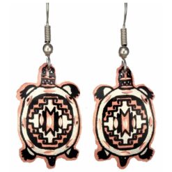 Copper Turtle Earrings