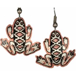Copper Frog Earrings