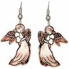 Harp Playing Angel Earrings