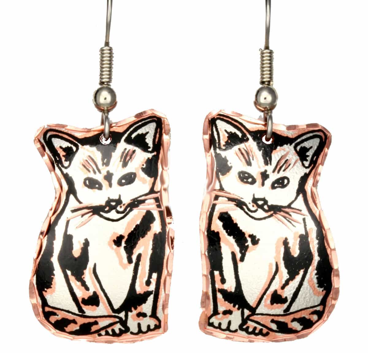 Copper Kitten Earrings Copper Kitten Earrings