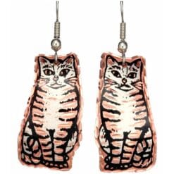 Tabby Cat Earrings