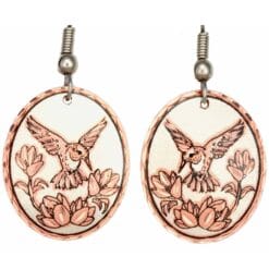 Handmade Flying Hummingbird Earrings