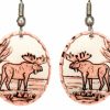 Handcrafted Moose Earrings