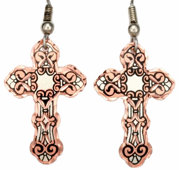 Victorian Cross Earrings