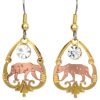 Polar Bear Cut Out Earrings