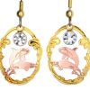 Killer Whales Cut Out Earrings