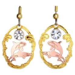 Killer Whales Earrings, Wholesale Unique Jewelry