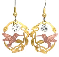 Handcrafted Earrings, Awesome Hummingbird Earrings