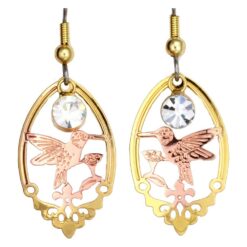 Cut Out Hummingbird Earrings, Wholesale Unique Jewelry