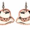Copper Cowboy Hat Earrings
