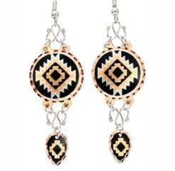 Handcrafted Wire Earrings in SW Native Design