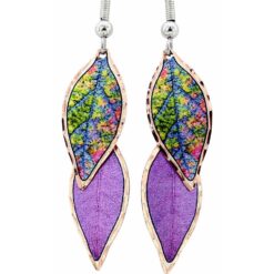 Dangle Leaves Earrings Created in Vibrant Colors