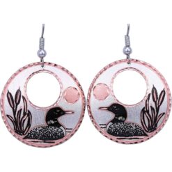 Handcrafted Unique Loon Earrings