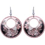 Round Hummingbird Earrings