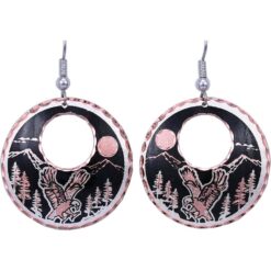 Eagle Earrings Created in Wildlife Scene