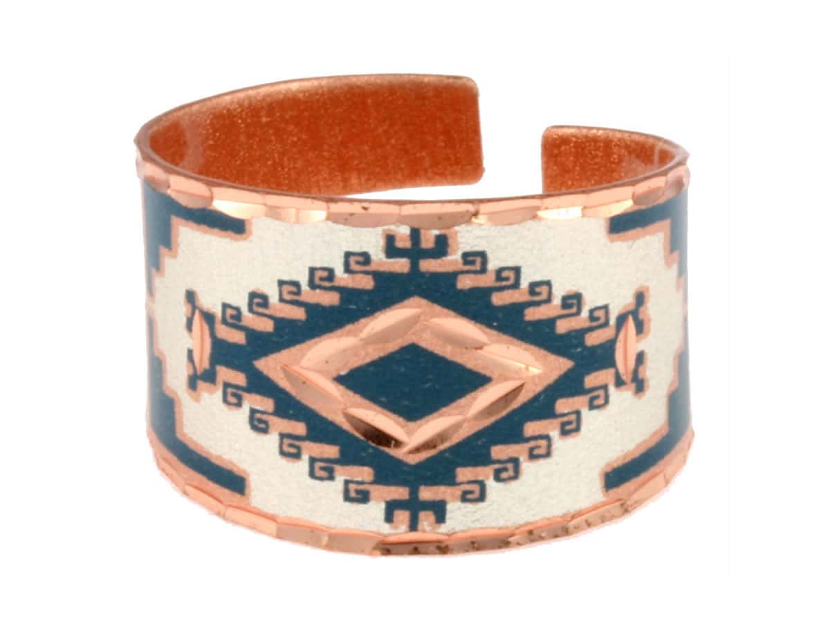 Teal Blue Native Rings Teal Blue Native Rings
