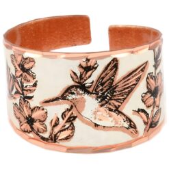 Adjustable Copper Hummingbird Rings
