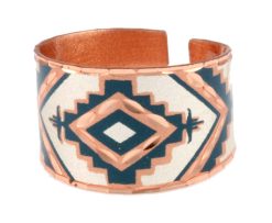 Teal Blue Native Copper Rings