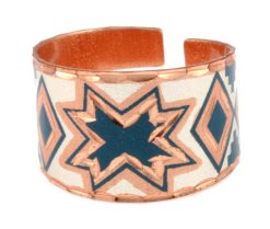 Handmade SW Native Star Design Rings