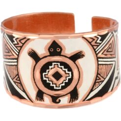 Copper Turtle Rings Created in Native Flair