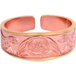 Unique Rings Embossed in Native Design