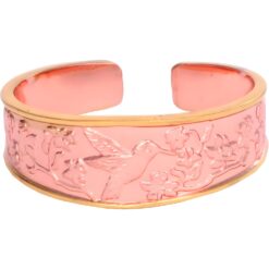 Unique Embossed Hummingbird Rings