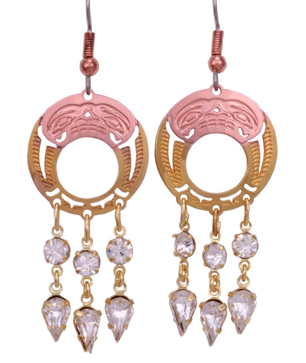 Haida Totem Chandelier Earrings Haida Totem Chandelier Earrings