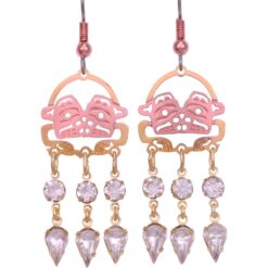 Native Indian Haida Bear Chandelier Earrings